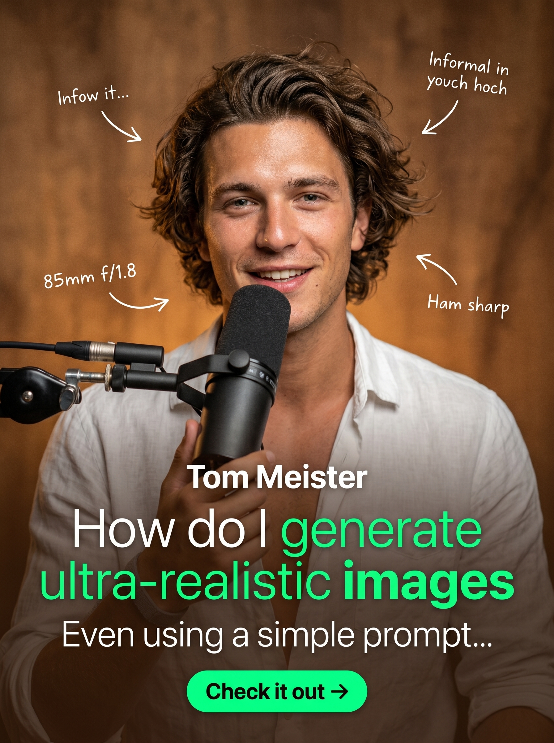 Ultra-realistic ad created with Caleb AI